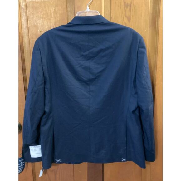 Kenneth Cole Men's Reaction Techni-Cole Ready Flex Suit Jacket New Sz 44S Navy - Picture 4 of 7